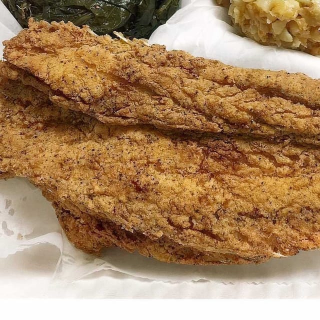 Fried Croaker Platter.