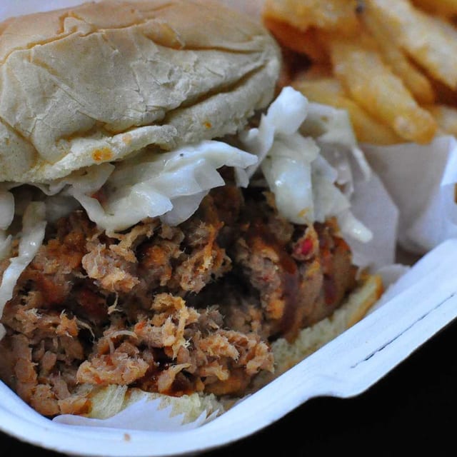 Pulled BBQ Platter.