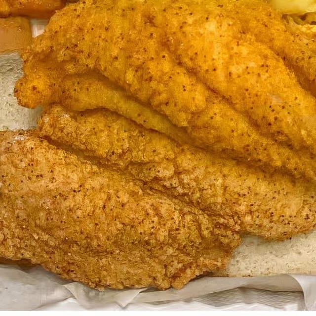Fried Catfish Sandwich.